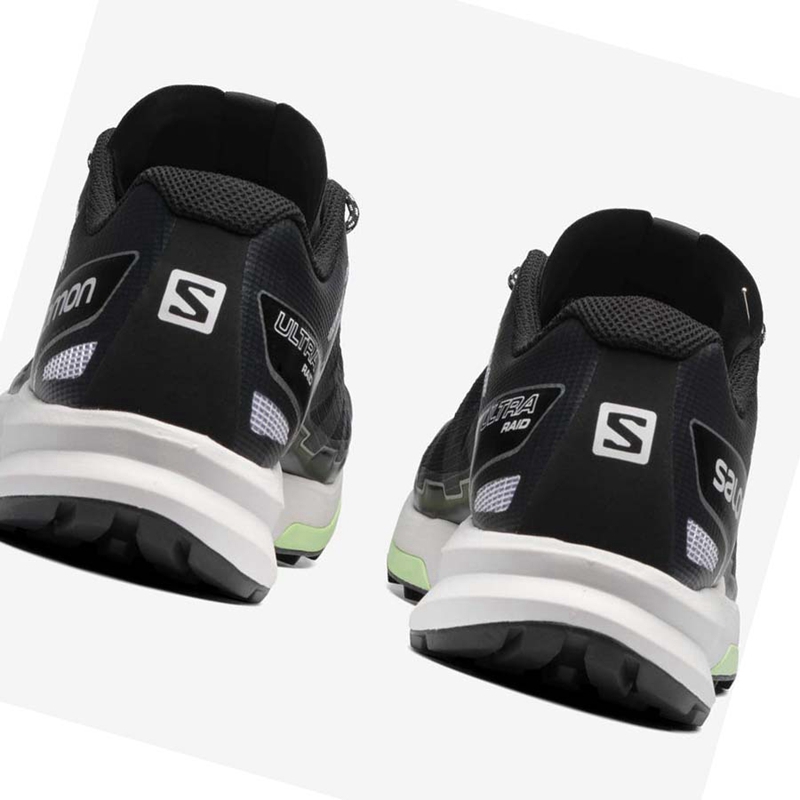 Zapatillas Salomon ULTRA RAID Hombre Negras Verde Menta | DCJTKXV-36