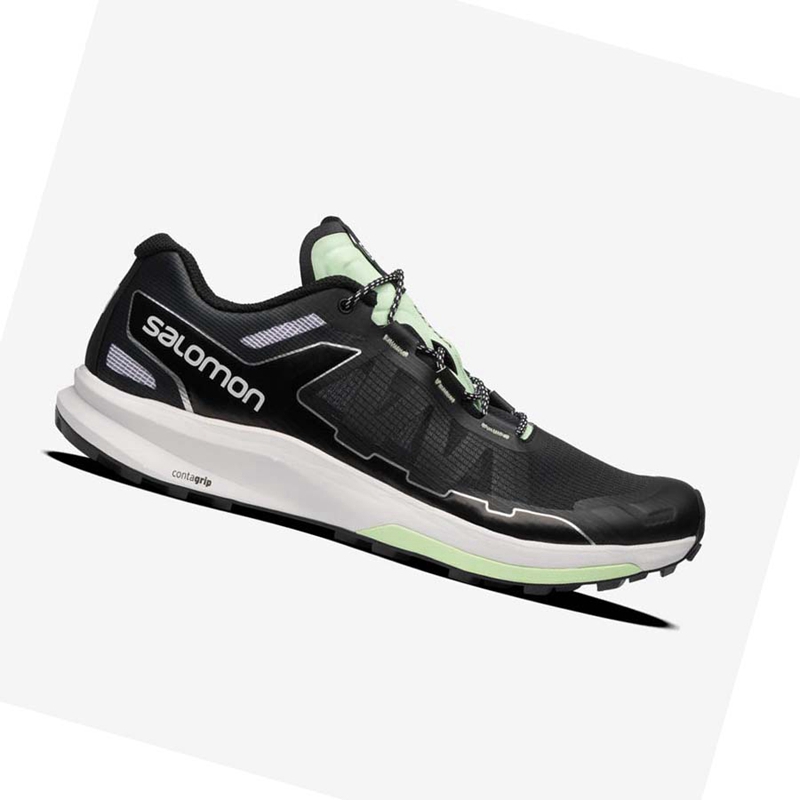 Zapatillas Salomon ULTRA RAID Hombre Negras Verde Menta | DCJTKXV-36