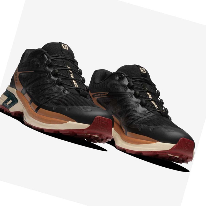 Zapatillas Salomon XT-WINGS 2 Hombre Negras Cafe | FYJTXGP-40