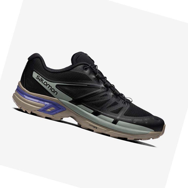 Zapatillas Salomon XT-WINGS 2 Hombre Negras Azules | IOQBNYP-03