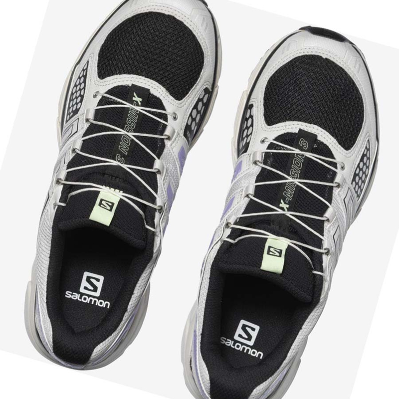 Zapatillas Salomon X-MISSION 3 Mujer Plateadas | UILBCAE-96