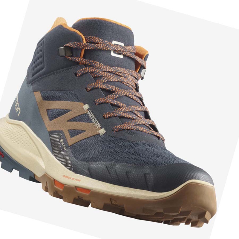 Zapatos De Senderismo Salomon OUTPULSE MID GORE-TEX Hombre Gris | XBZWFQM-17