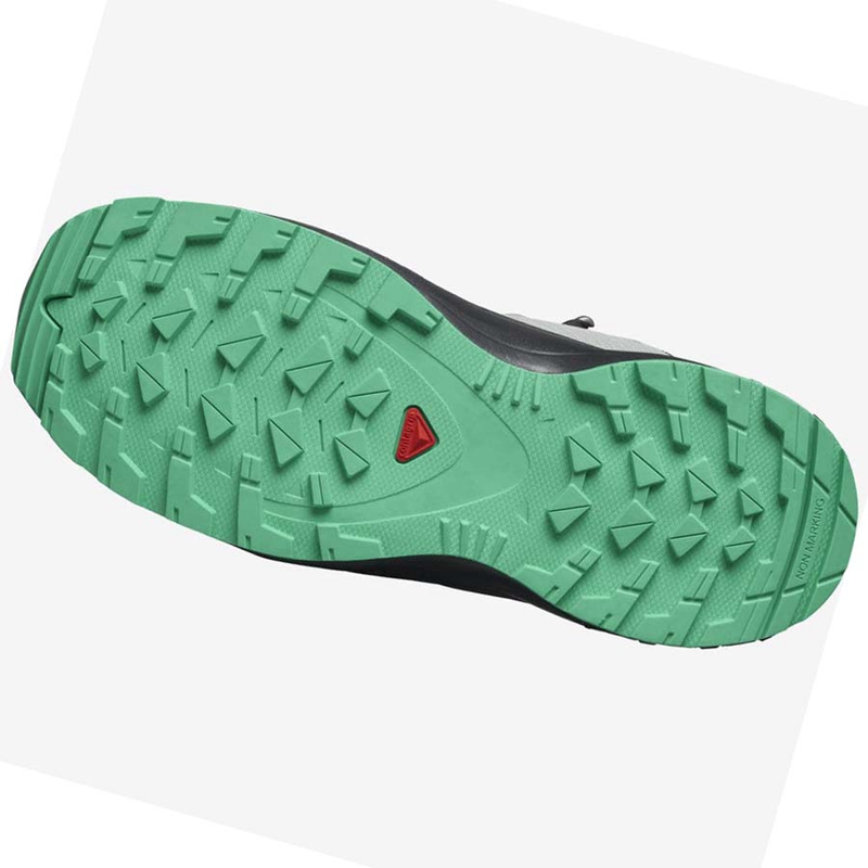 Zapatos De Senderismo Salomon OUTWARD CLIMASALOMON™ WATERPROOF Niños Verde Menta | VUACNZF-93