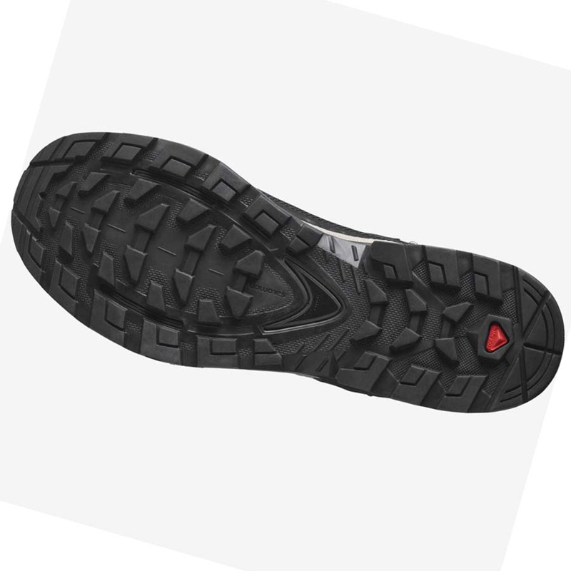 Zapatos De Senderismo Salomon QUEST ELEMENT GORE-TEX Hombre Gris Rojas | EULINQP-01