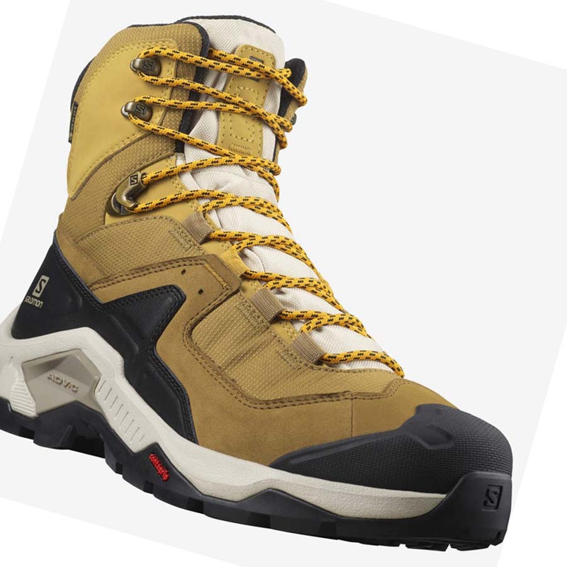 Zapatos De Senderismo Salomon QUEST ELEMENT GORE-TEX Hombre Amarillo | WIRLAXB-90