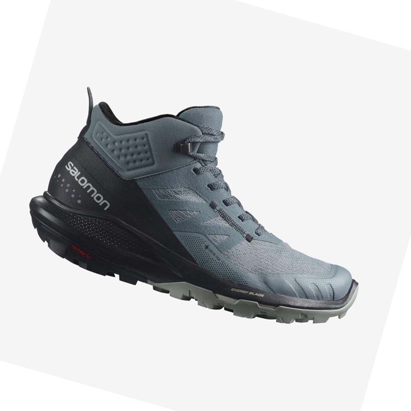 Zapatos De Senderismo Salomon WoOUTPULSE MID GORE-TEX Mujer Plateadas | AVMFBCN-72