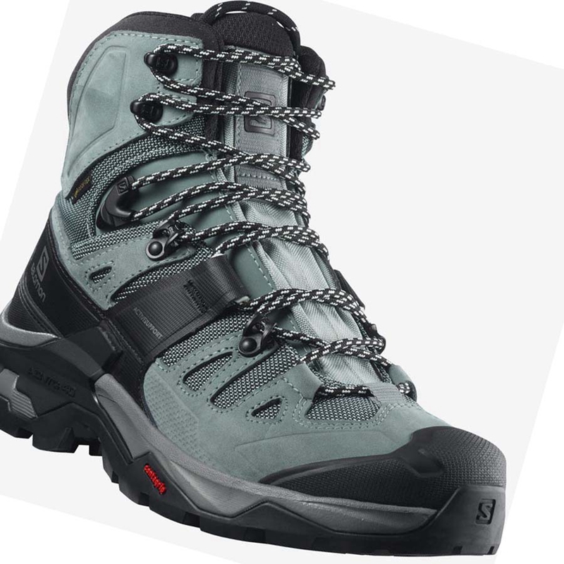 Zapatos De Senderismo Salomon WoQUEST 4 GORE-TEX Mujer Azules | QAXPJKG-32