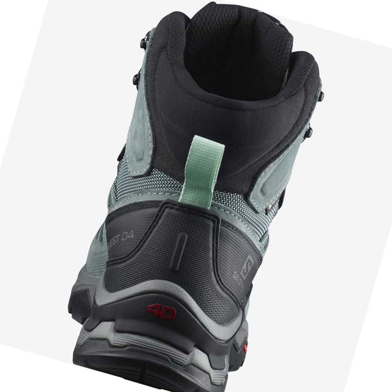 Zapatos De Senderismo Salomon WoQUEST 4 GORE-TEX Mujer Azules | QAXPJKG-32