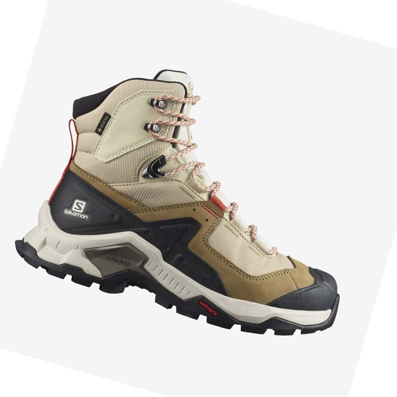 Zapatos De Senderismo Salomon WoQUEST ELEMENT GORE-TEX Mujer Marrones | VIHJSYC-20