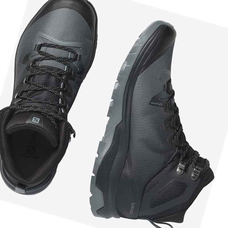 Zapatos De Senderismo Salomon WoVAYA MID GORE-TEX Mujer Negras | YGUFBVC-92