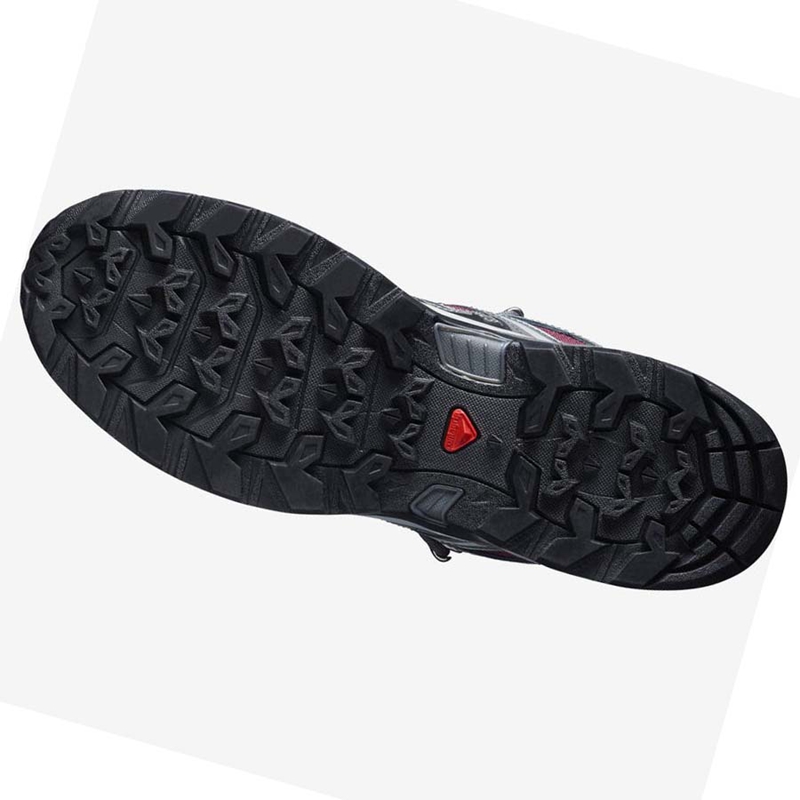 Zapatos De Senderismo Salomon WoX ULTRA PIONEER MID CLIMASALOMON™ WATERPROOF Mujer Rojas | KPWTHUE-74