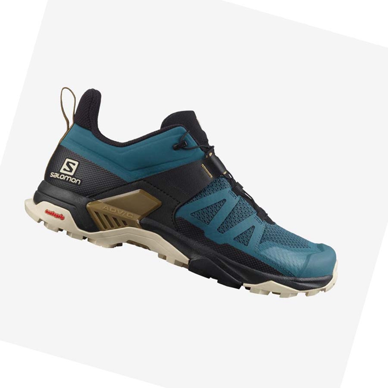 Zapatos De Senderismo Salomon X ULTRA 4 Hombre Aqua | QYWNAHP-41