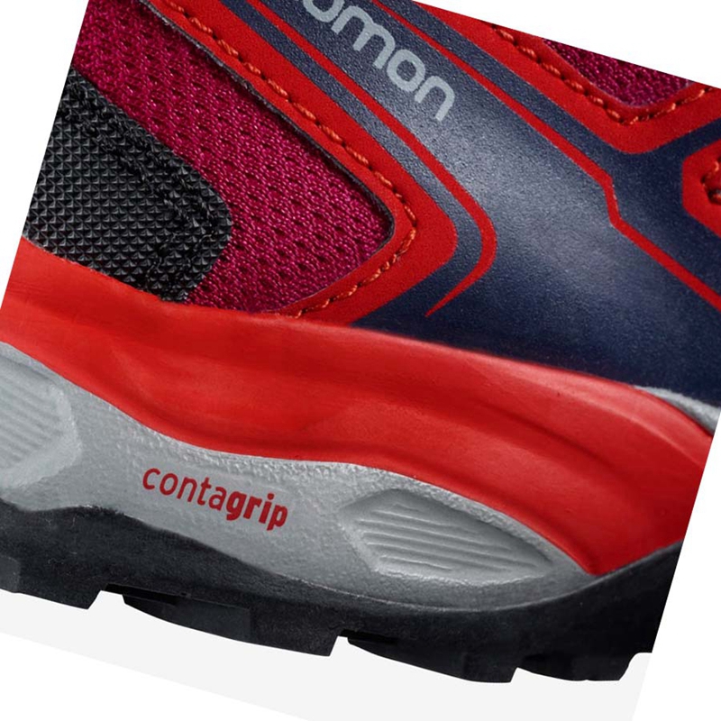 Zapatos De Senderismo Salomon X-ULTRA MID GORE-TEX Niños Rojas | HFOABGK-27