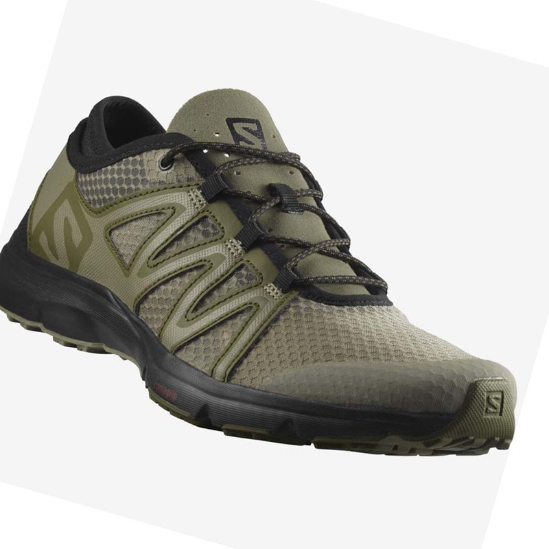 Zapatos de Agua Salomon CROSSAMPHIBIAN SWIFT 2 Hombre Verde Oliva | CZEXAIK-48