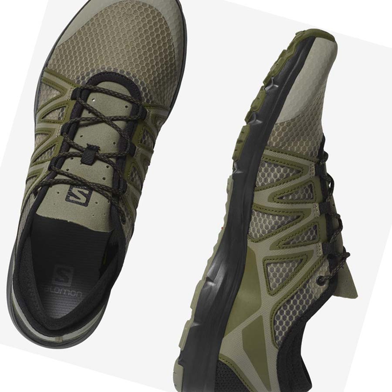 Zapatos de Agua Salomon CROSSAMPHIBIAN SWIFT 2 Hombre Verde Oliva | CZEXAIK-48