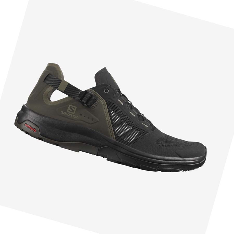 Zapatos de Agua Salomon TECH AMPHIB 4 Hombre Negras Gris | UYDEGFX-16