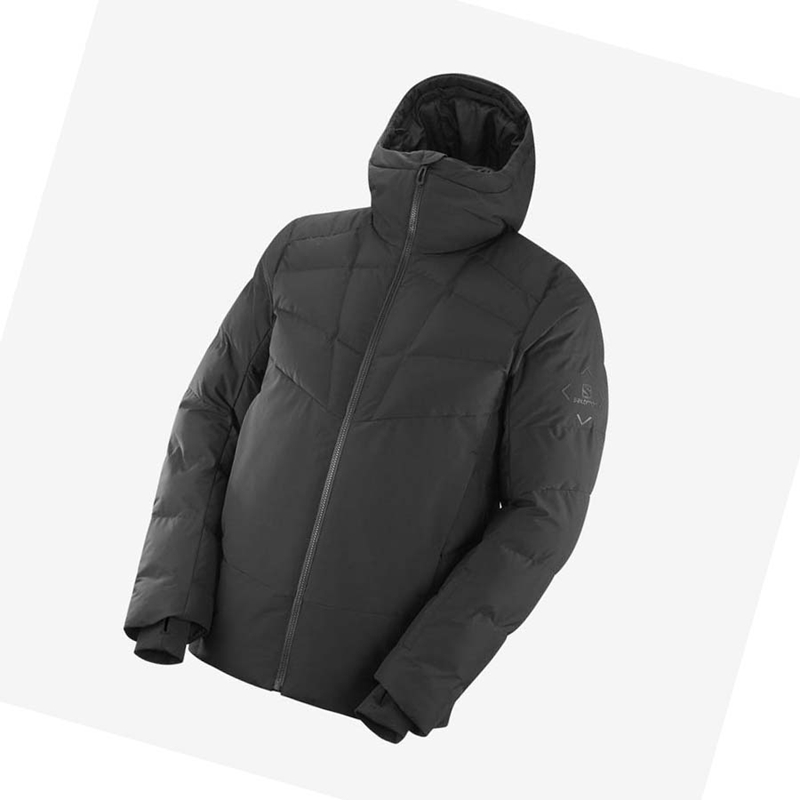 Chaquetas De Esquí Salomon SNOWSHELTER Hombre Negras | BSNDOTL-24