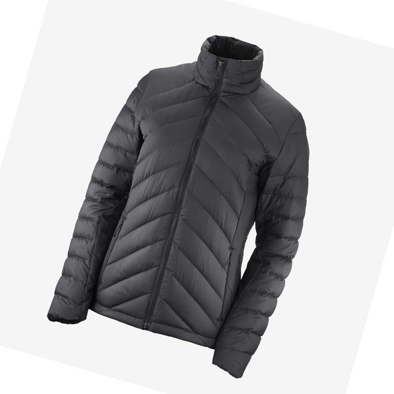 Chaquetas Salomon ESSENTIAL XWARM DOWN INSULATED Mujer Negras | BLSMDQY-30