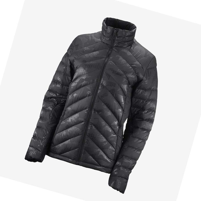 Chaquetas Salomon ESSENTIAL XWARM DOWN INSULATED Mujer Negras Negras | HOYZFKC-61