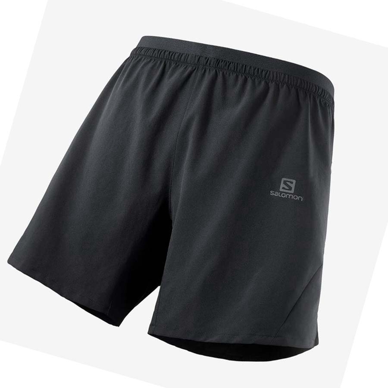 Pantalones Cortos Salomon CROSS 7'' NO LINER Hombre Negras | LXHIEDC-23