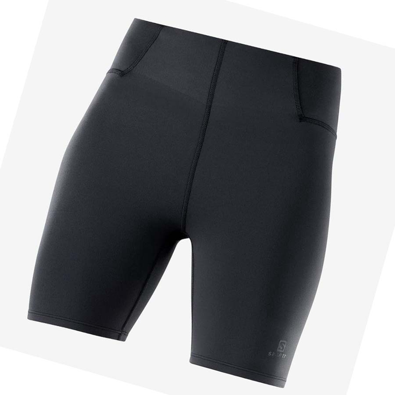 Pantalones Cortos Salomon CROSS MULTI 7'' Mujer Negras | RJCNTPK-10