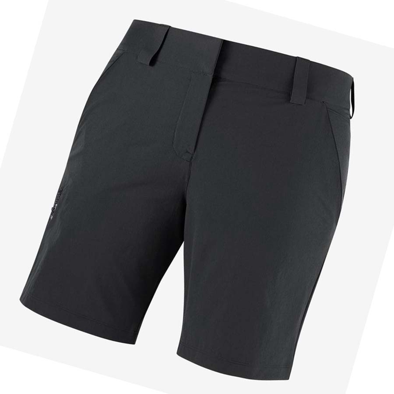 Pantalones Cortos Salomon WAYFARER Mujer Negras | GWXZCOR-94