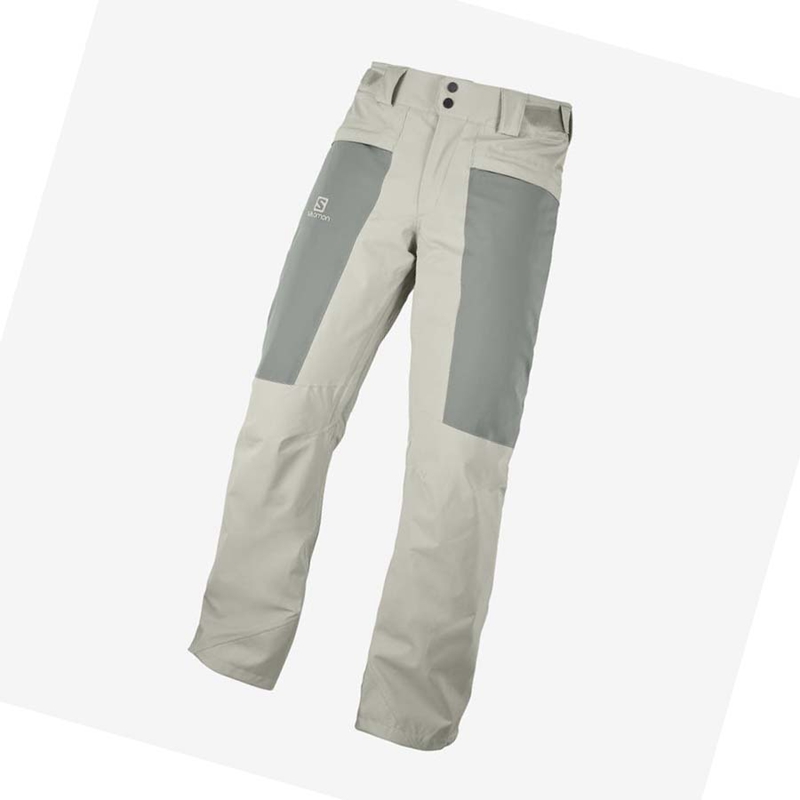 Pantalones De Esquí Salomon BRILLIANT Hombre Verde Oliva | RHDXKQS-04