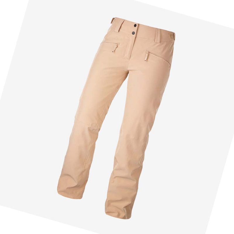 Pantalones De Esquí Salomon EDGE Mujer Rosas | RPNZLAV-59