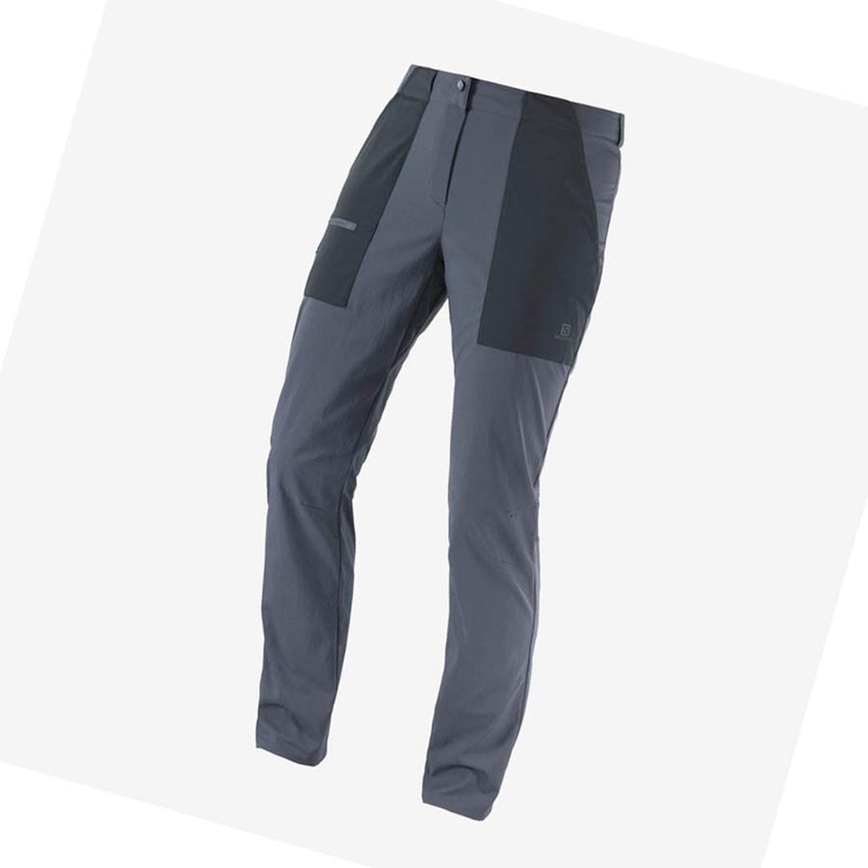 Pantalones Salomon OUTRACK Mujer Gris | SANPKMC-81