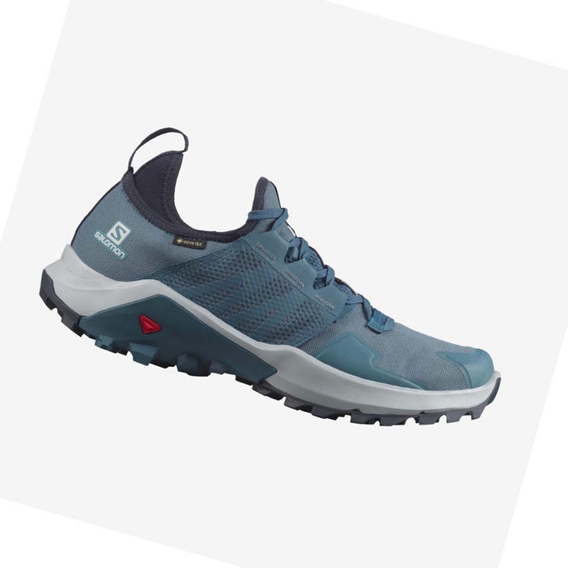 Zapatillas De Trail Running Salomon MADCROSS GORE-TEX Hombre Azules | TZQBJGD-53