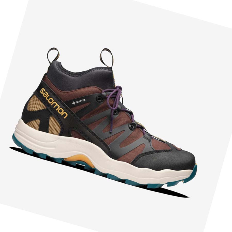 Zapatillas Salomon XA PRO 1 MID GORE-TEX Hombre Chocolate | CLXQWEI-62