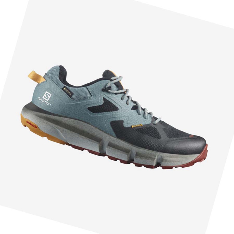 Zapatos De Senderismo Salomon PREDICT HIKE GORE-TEX Hombre Negras Naranjas | FKQMGJZ-48