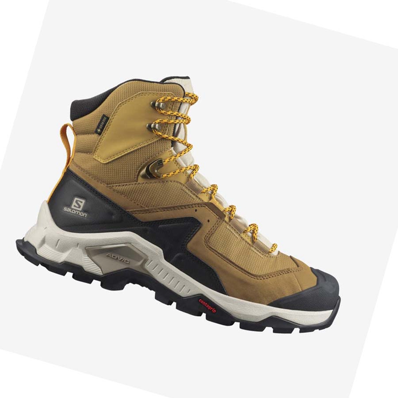 Zapatos De Senderismo Salomon QUEST ELEMENT GORE-TEX Hombre Amarillo | WIRLAXB-90