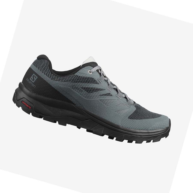 Zapatos De Senderismo Salomon WoOUTLINE GORE-TEX Mujer Gris | BPVEFMG-46