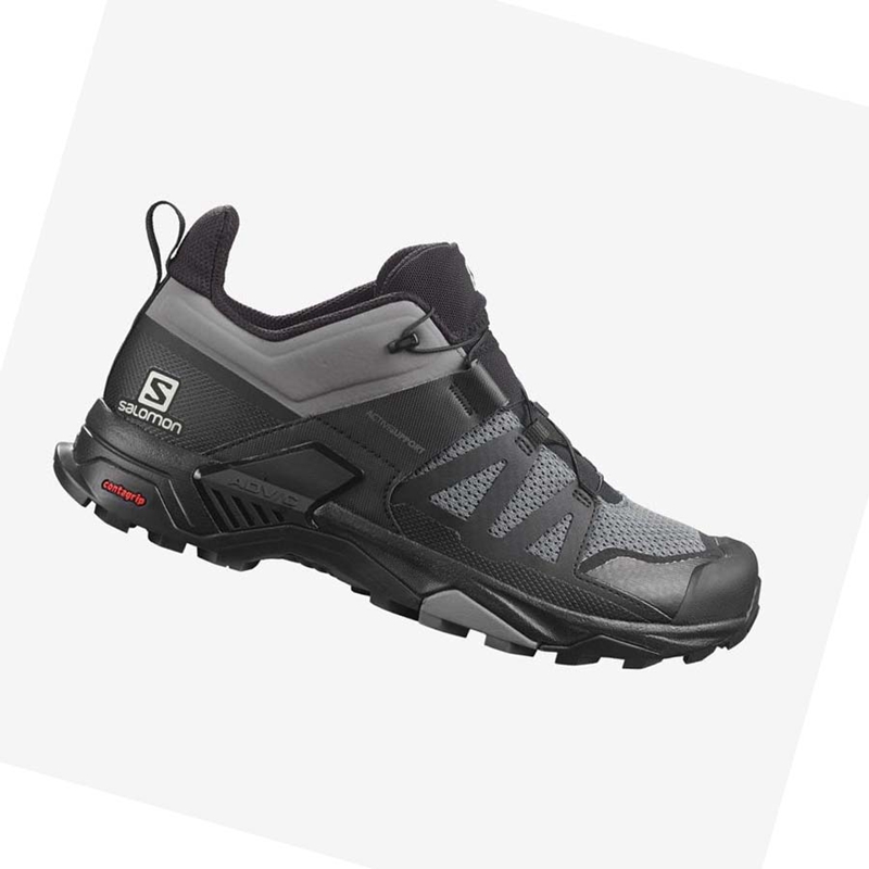 Zapatos De Senderismo Salomon X ULTRA 4 Hombre Gris Negras | KBHZATY-81