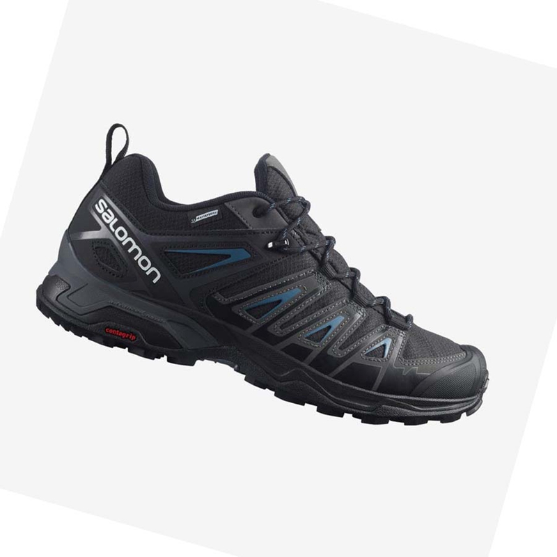 Zapatos De Senderismo Salomon X ULTRA PIONEER CLIMASALOMON™ WATERPROOF Hombre Negras | WRYUDGE-98